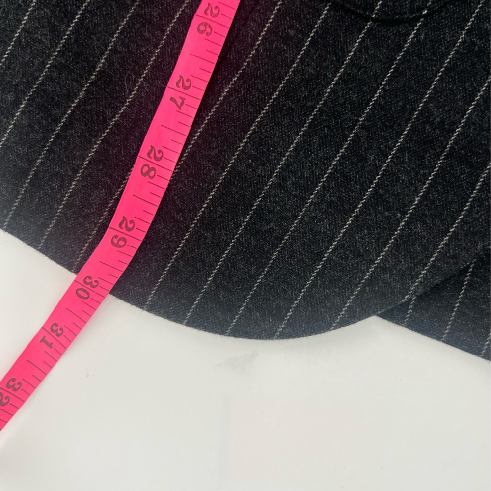 Universal Standard The Pinstripe Blazer graphite Sz 14 16 - Picture 9 of 9